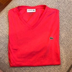 Men’s Lacoste v neck t shirt